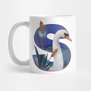 Letter S Aesthetic Mug